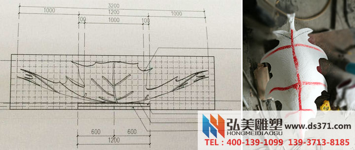 弘美雕塑 根據(jù)造型制作雕塑小稿